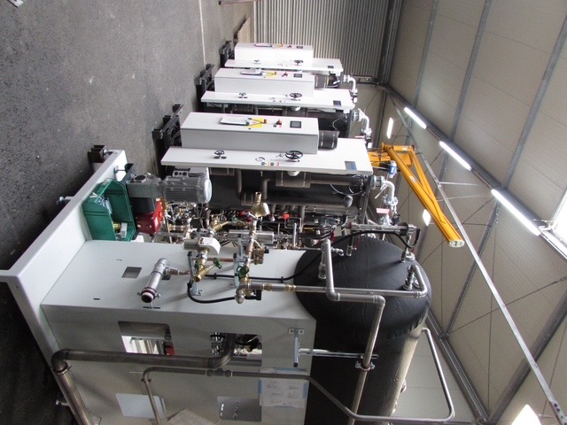 Industrial mechanical equipment lineup